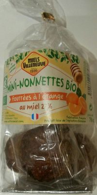 Mini-nonnettes Bio Fourrées À L'orange Au Miel 21%