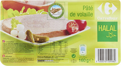 Pâté De Volaille Halal