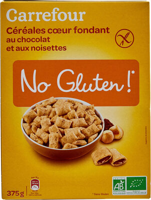 Céréales Cœur Fondant Au Chocolat Et Aux Noisettes No Gluten!