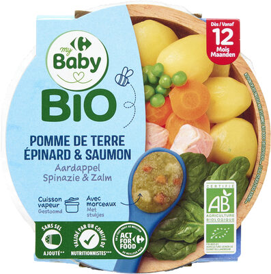 Pomme De Terre, Épinard Et Saumon