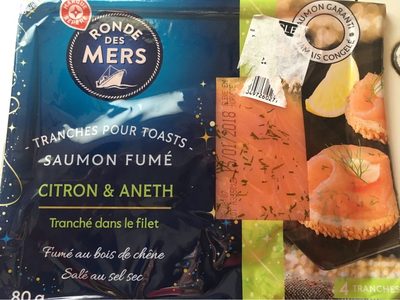 Saumon Fumé Pour Toasts Citron Et Aneth