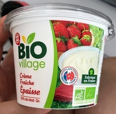 Crème Fraîche Épaisse Bio 30 % Mat. Gr.