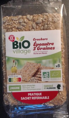 Crackers Épeautres 3 Graines