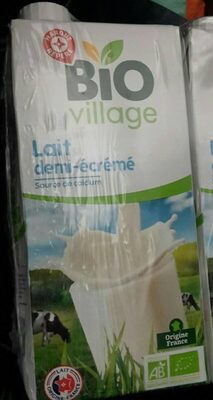 Lait Demi-écrémé Bio