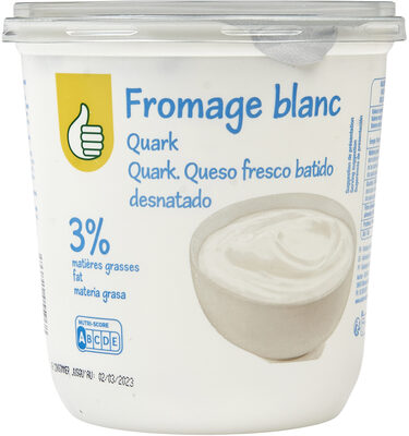 Fromage Blanc3% Matières Grasses