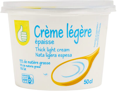 Crème Légère Épaisse15% Matière Grasse