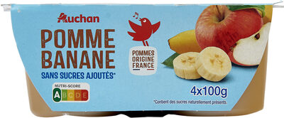 Pomme Banane Sans Sucres Ajoutés**conformément À La Réglementation Applicable Au