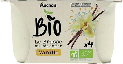Yaourt Brassé Vanille Issu De L'agriculture Biologique