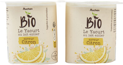 Yaourt Saveur Citrons Au Lait Entier Bio