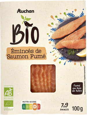 Emincés De Saumon Fumé Bio