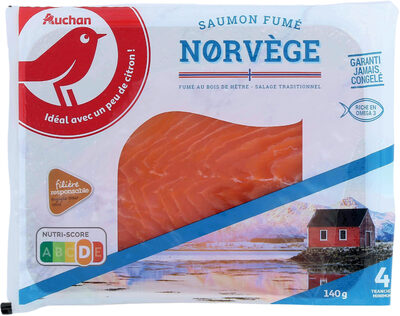 Saumon Fumé Norvège Fumé Au Bois De Hêtre - Salage Traditionnel