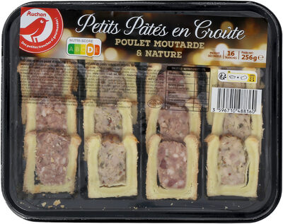 Petits Pâtés En Croûte Poulet Moutarde Et Nature