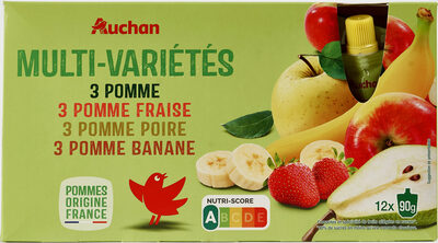 Spécialité De Fruits Et Compotes Panachés Allégées En Sucres* (4 Parfums) *30% D