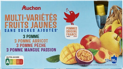 Purées Et Spécialités De Fruits Aromatisées Panachées Sans Sucres Ajoutés* (4 Pa