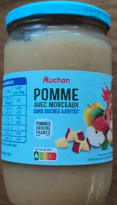 Pomme Avec Morceaux Sans Sucres Ajoutés**conformément À La Réglementation Des Pu