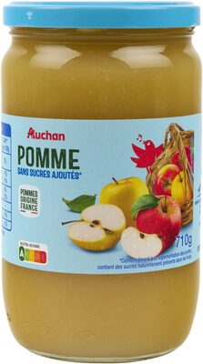 Pomme Sans Sucres Ajoutés**conformément À La Réglementation Des Purées, Contient