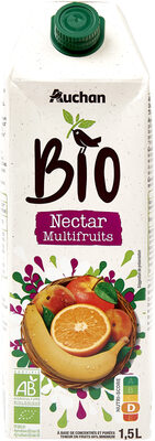 Nectar Multifruits Biologique - A Base De Concentrés Et Purées, Teneur En Fruits