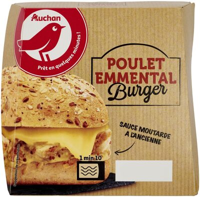Burger Poulet Emmental Sauce Moutarde À L'ancienne