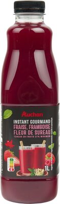 Instant Gourmand Fraise Framboise Fleur De Sureau. Teneur En Fruits : 37% Minimu