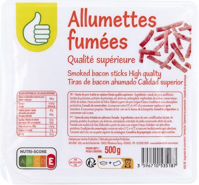 Allumettes Fumées Qualité Supérieure