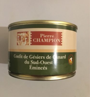 Confit De Gesiers De Canard