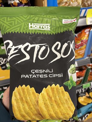 Harras Pesto Sos Çeşnili Patates Cips
