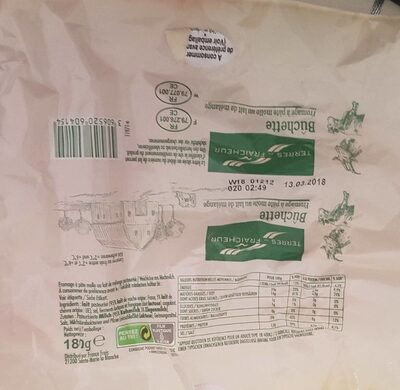 Buchette - Fromage À Pâte Molle Au Lait De Mélange