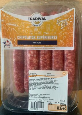 Chipolatas Supérieures Pur Porc