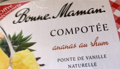 Compotée Ananas Au Rhum