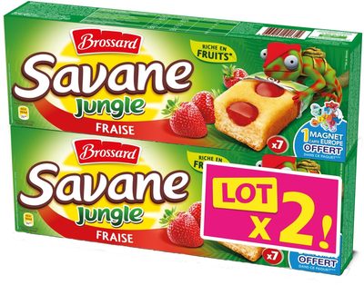Savane Jungle Fraise Lot X2