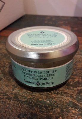 Rillettes De Poulet Fermier Aux Cepes Et Huile D Argan