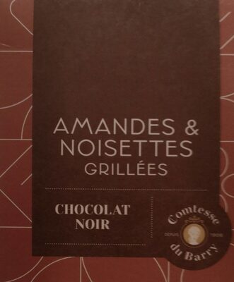 Amandes Et Noisettes Grillées Au Chocolat Noir