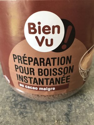 Préparation Pour Boisson Instantanée Au Cacao Maigre