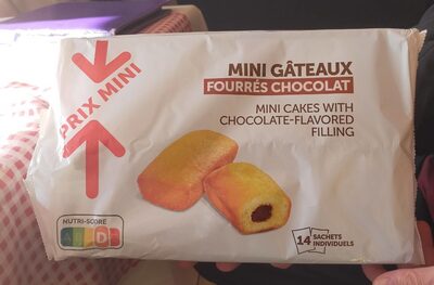 Mini Gâteaux Fourrés Chocolat