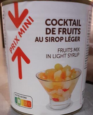 Cocktail De Fruits Au Sirop Léger