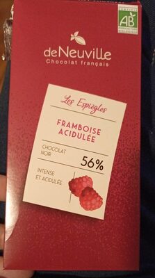 Chocolat Noir Framboise Acidulée