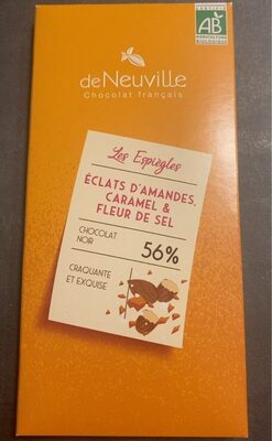 Chocolat Noir Eclat D’amande Caramel