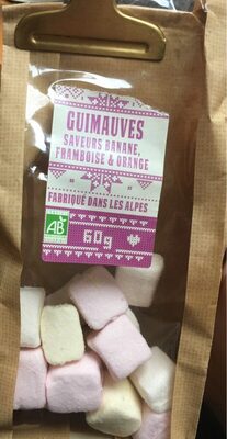 Guimauves Saveurs Banane, Framboise Et Orange