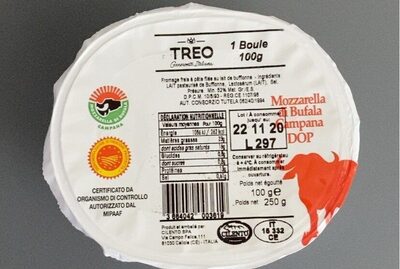 Mozzarella Di Bufala Campana Dop