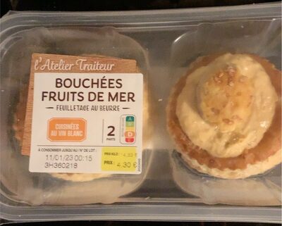 Bouchees Fruits De Mer