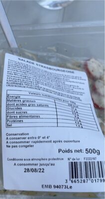 Salade Strasbourgeoise