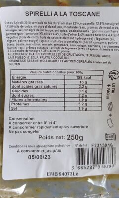 Spirelli À La Toscane