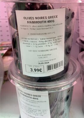 Olives Kalamata De Grece