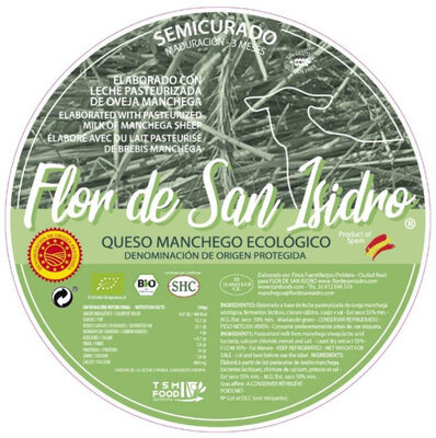 Manchegos Artesano Ecológico Lait Pasteurise 4 Mois