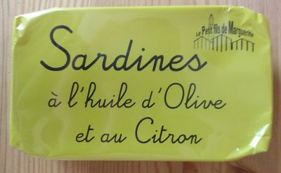 Sardines À L'huile D'olive Et Au Citron