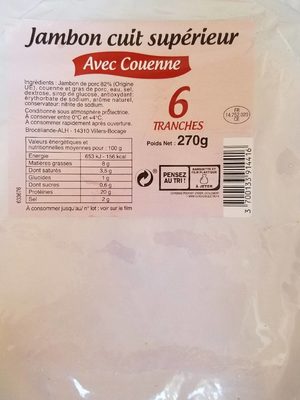 Jambon Cuit Supérieur