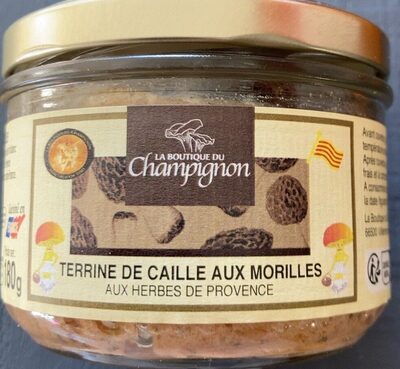 Terrine De Caille Aux Morilles