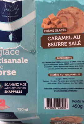 Glace Caramel Beurre Sale