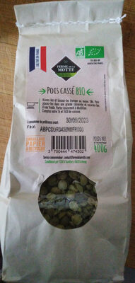 Pois Cassés Bio