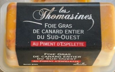 Foie Gras Canard Du Sud-ouest Au Piment D'espelette